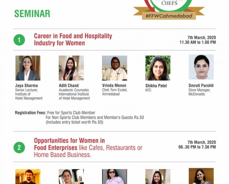 Seminar- Careers in  Food and Hospitality for Women
