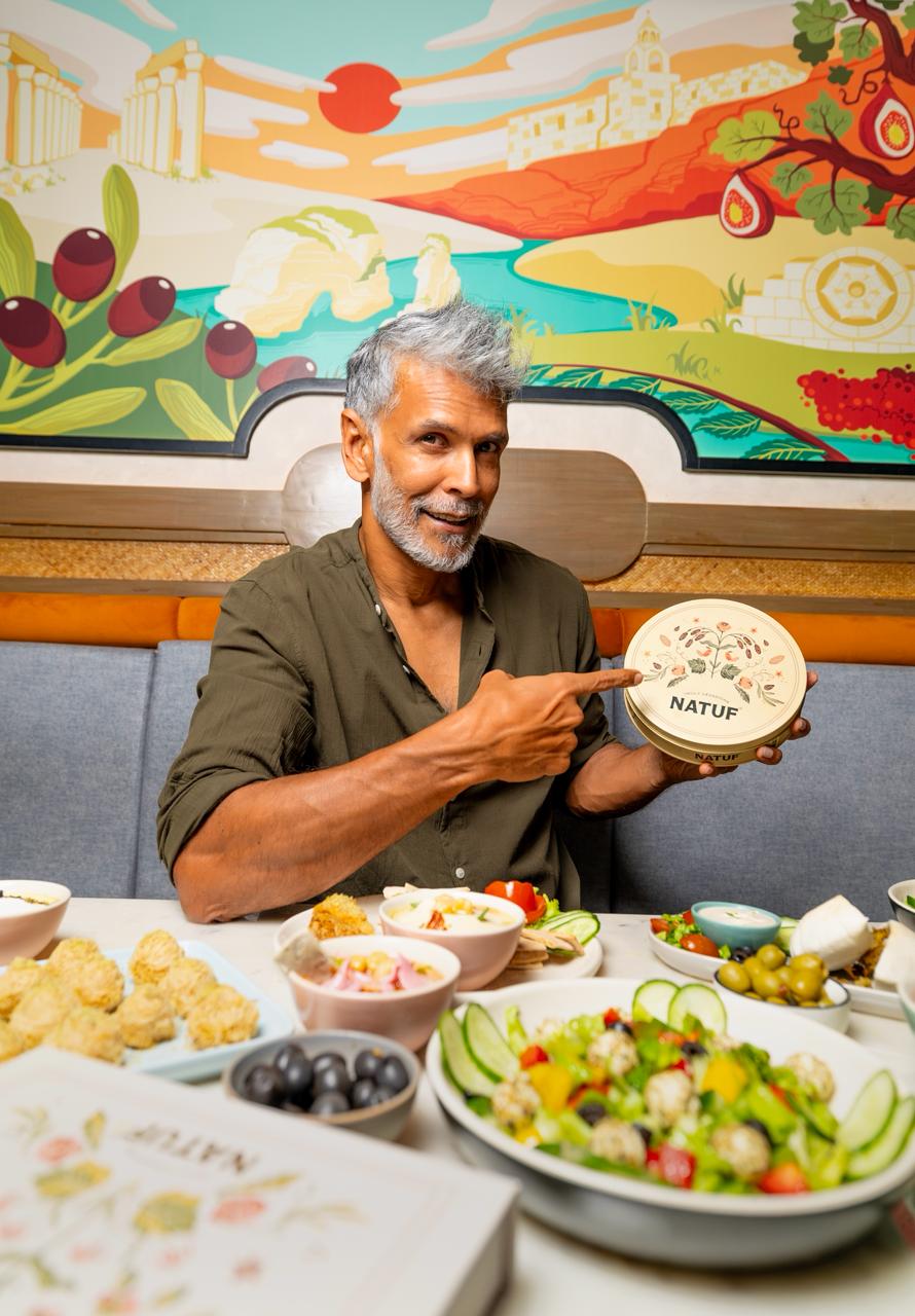 EBG Group’s Natuf Café brings Milind Soman on board as cultural ambassador to drive its clean Levantine QSR vision through his fitness philosophy