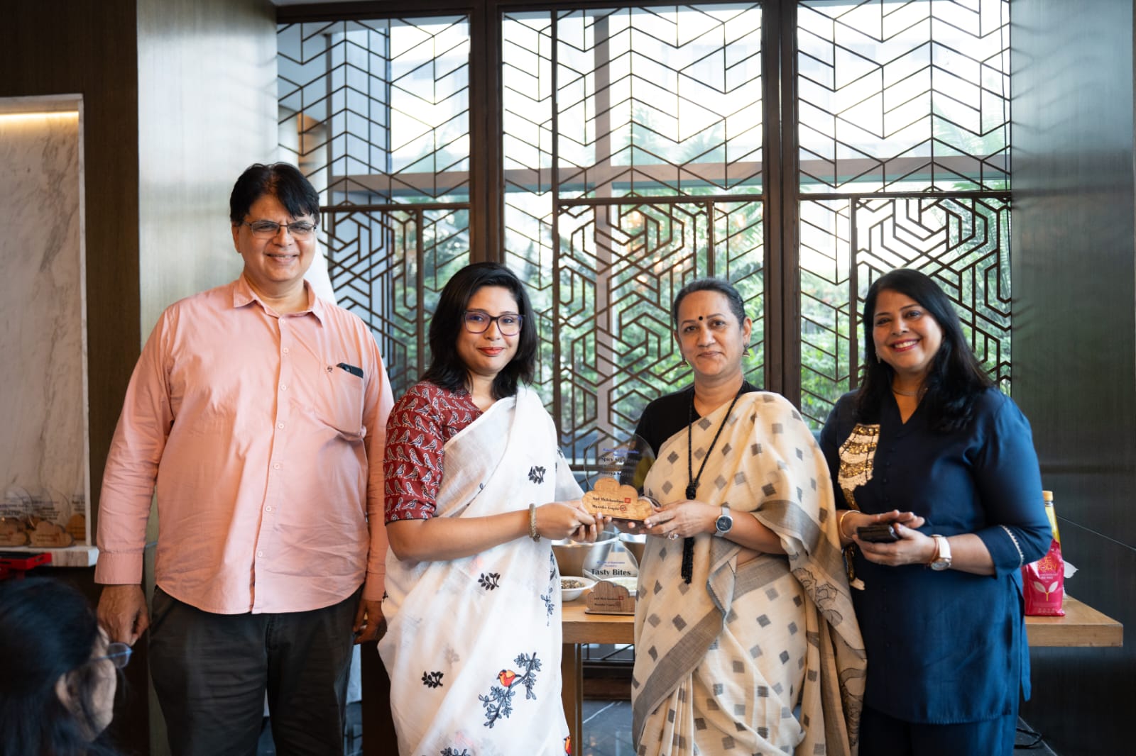 Tasting table at Hyatt Regency